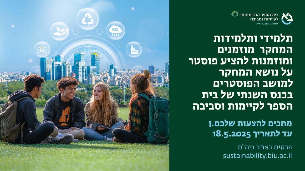 ואו להיות שותפים ולהציג את פירות המחקר שלכם.ן